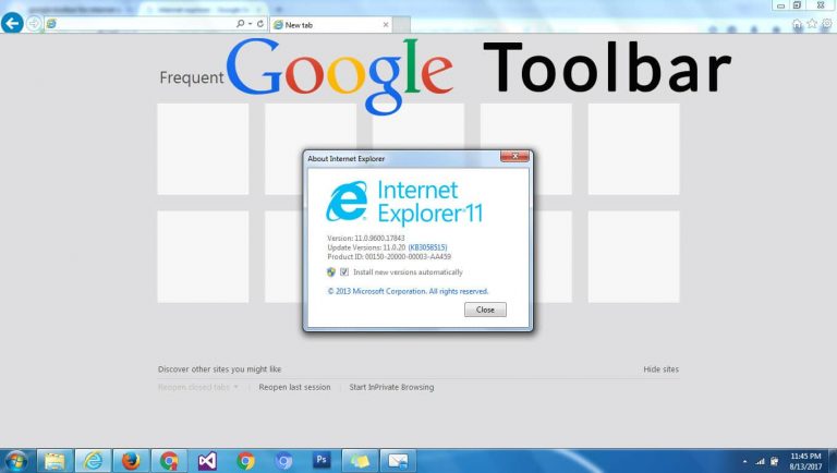 Just In: After 21 years Google Toolbar is finally gone